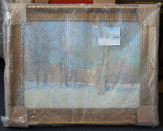 March. The sun is warming