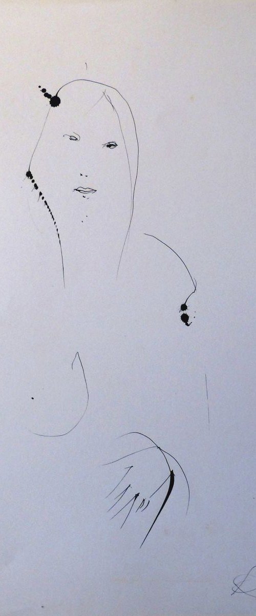 Imagined Woman, 32x50 cm by Frederic Belaubre