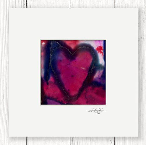 Heart Song 102 - Heart Painting by Kathy Morton Stanion by Kathy Morton Stanion