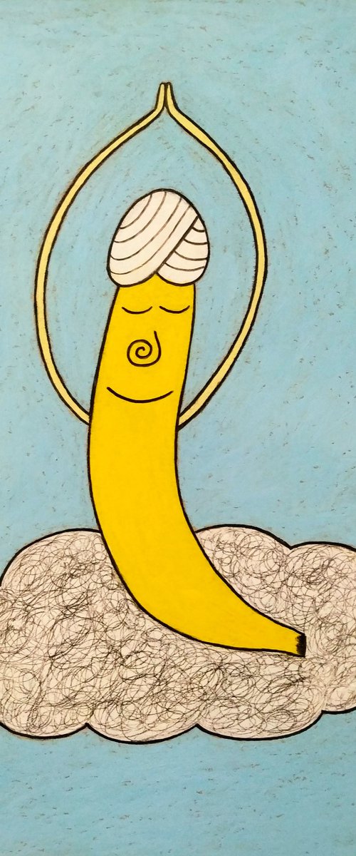 Banana meditation by Ann Zhuleva