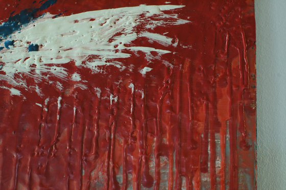 "Feather". Encaustic.