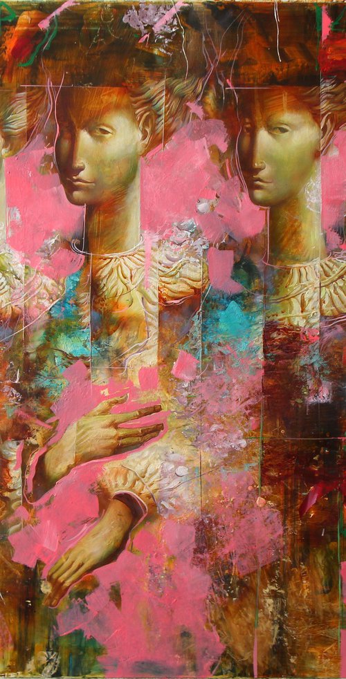 WOMEN ON PINK (2020) by Alexandr Dobrodiy
