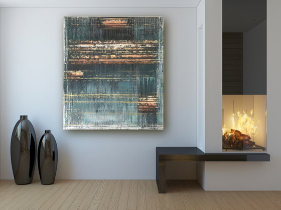 Disco. Large abstract painting.