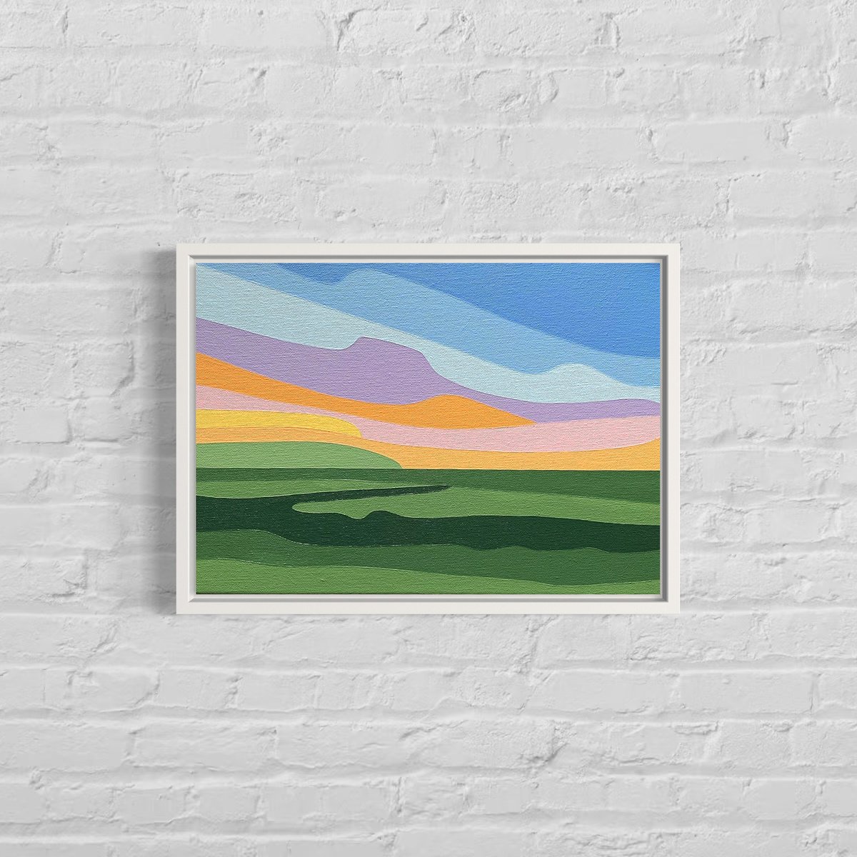 Warm Horizon By Zoe Hattersley, 14 X 10, Artwork For Sale On Artfinder