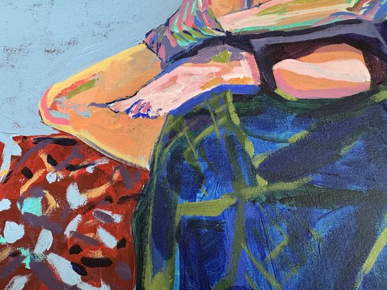 Seated Male Nude 2