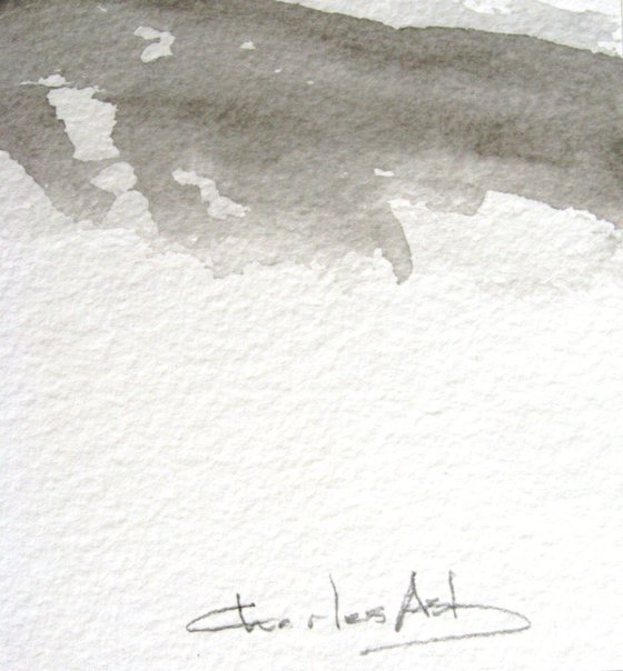 Rocky Mountains - Original Sumi Ink Painting