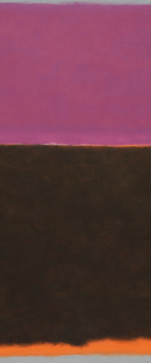 Purple Black Orange by Nataliia Sydorova