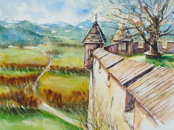 Hochosterwitz Castle (diptych)