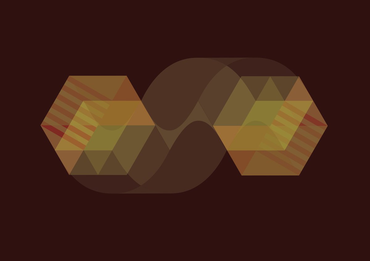 Graphic Cityscapes Giclee Print By David Gill, 17 X 12, Trap Twist, Original Artwork