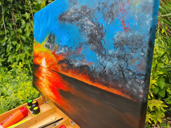 Sunset storm 1