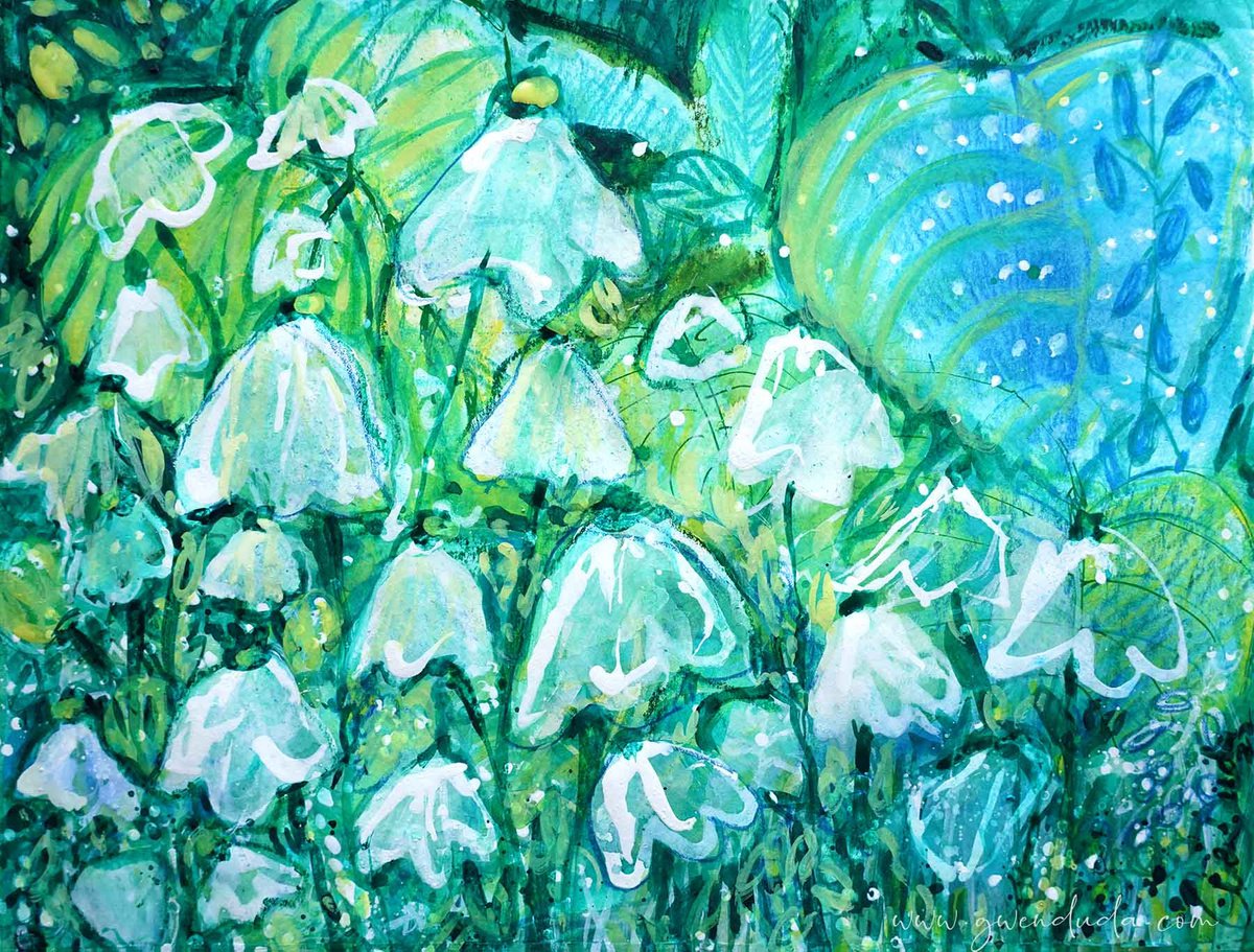 In Green and White by Gwen Duda