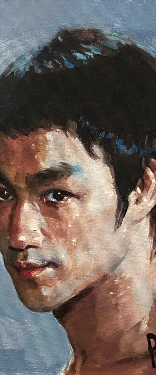 Bruce Lee  Portrait by Paul Cheng