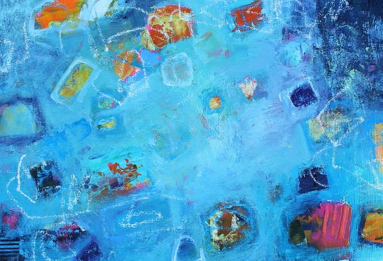 Abstract Works on Paper, Set of Two