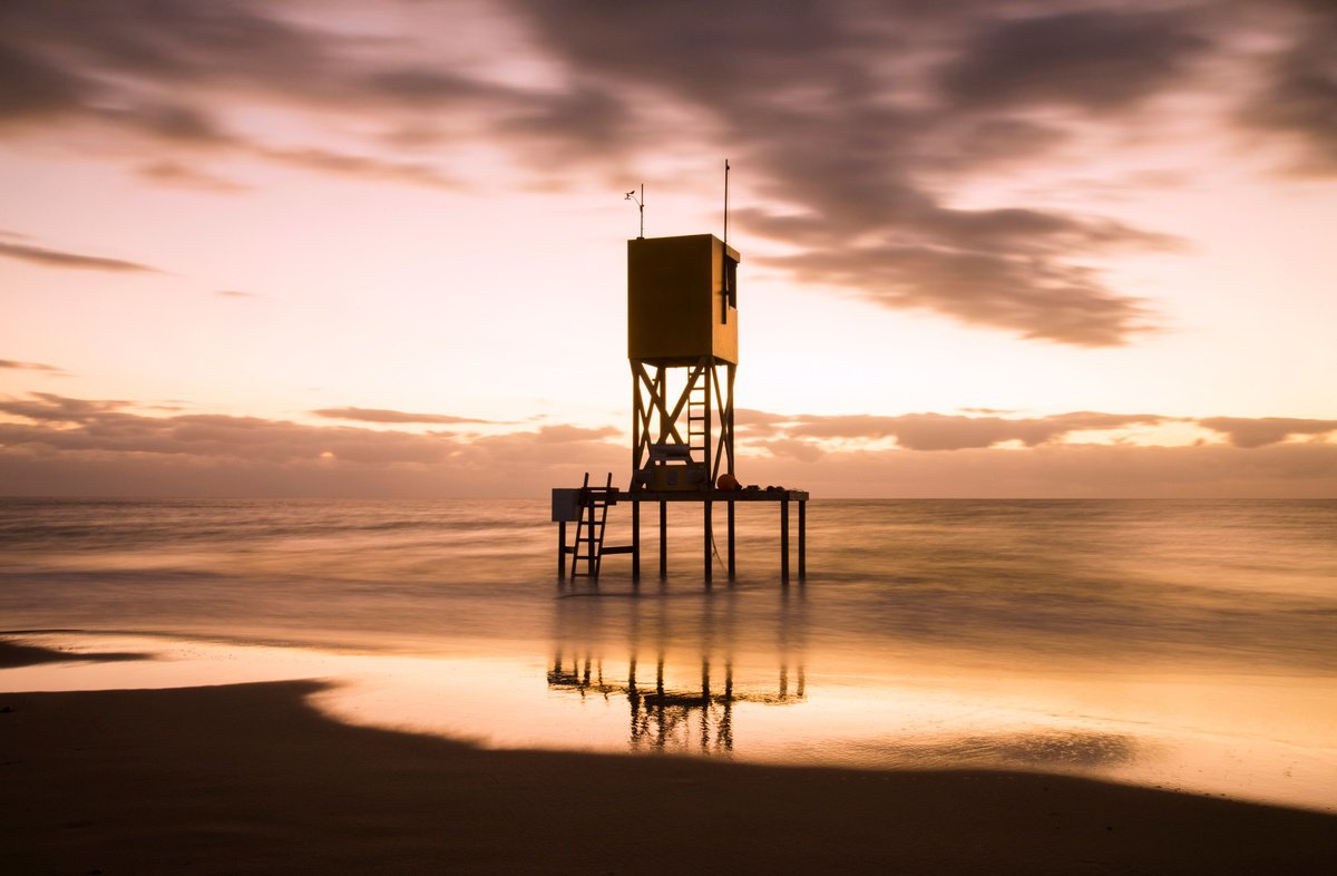 Photorealistic Photograph , The Lifeguard Tower By Andrew Lever, 60 X 40, Artwork For Sale On Artfinder