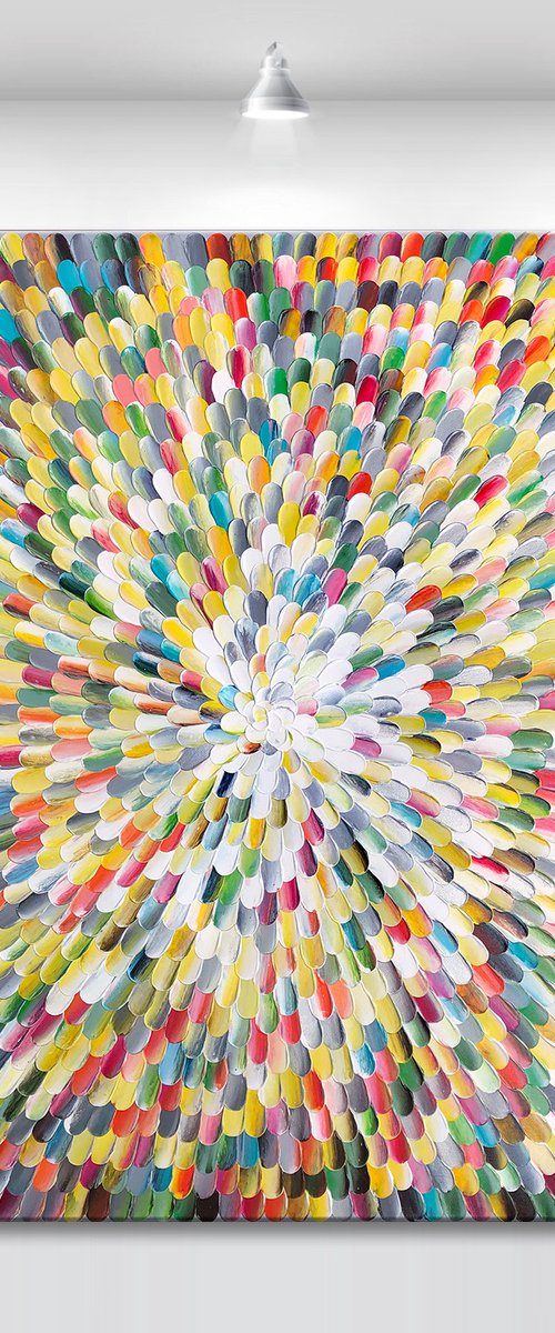 ‘Aura solar III' - 40x40" by Tatiana Georgieva