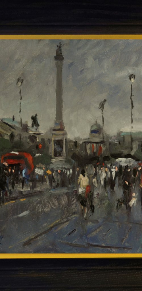 Trafalgar Square (Low Key) by Andre Pallat