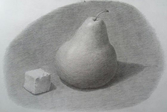 Still life # 9. Original pencil drawing.