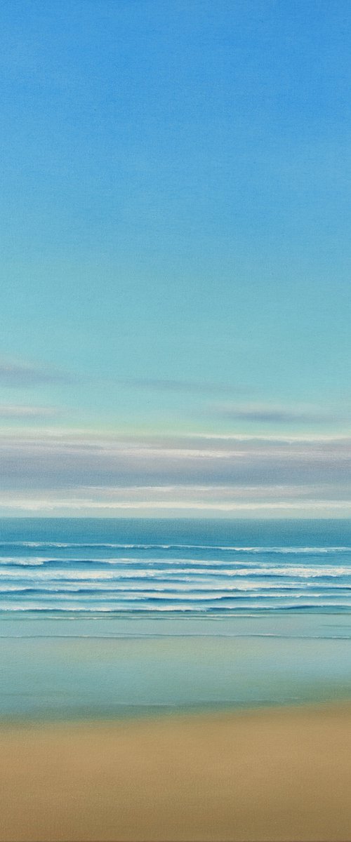 Soothing Ocean - Blue Sky by Suzanne Vaughan