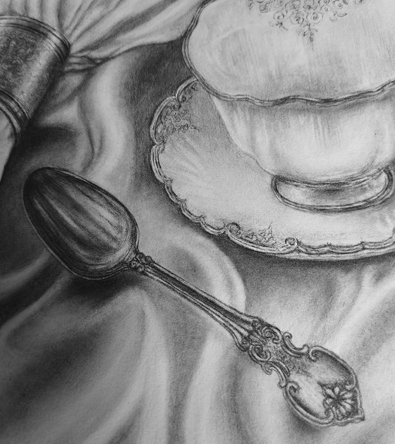Elegant French Breakfast Still Life
