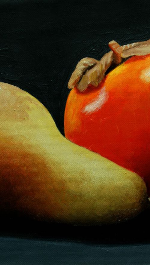 Pear and Persimmon by Dietrich Moravec