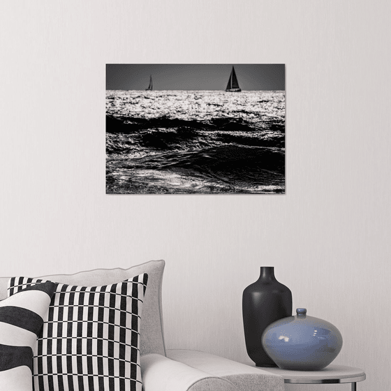 Two Sailboats | Limited Edition Fine Art Print 1 of 10 | 45 x 30 cm