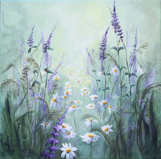 Chamomile Path in Bloom