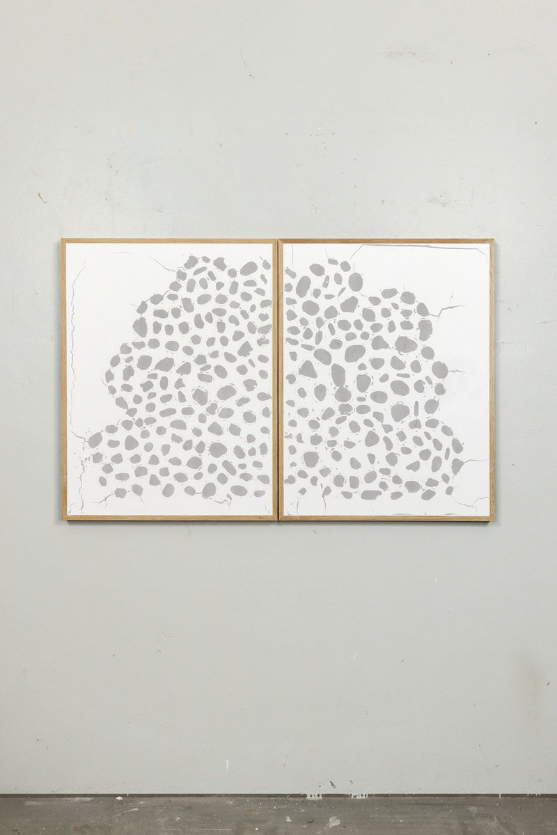 Abstract Painting By Johan Soderstrom, 50 X 33, #456-7 That Vast Cloud, Original Artwork