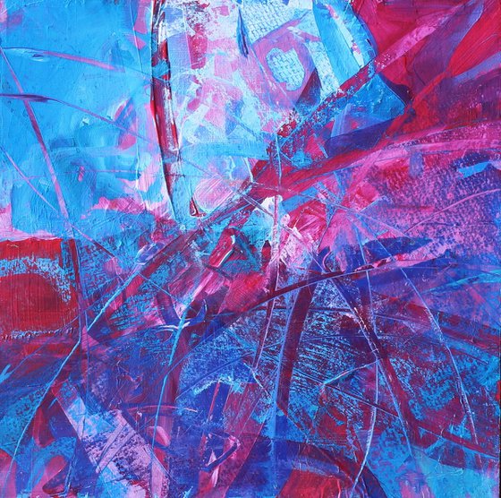 Small Abstract Paintings, Set of Two