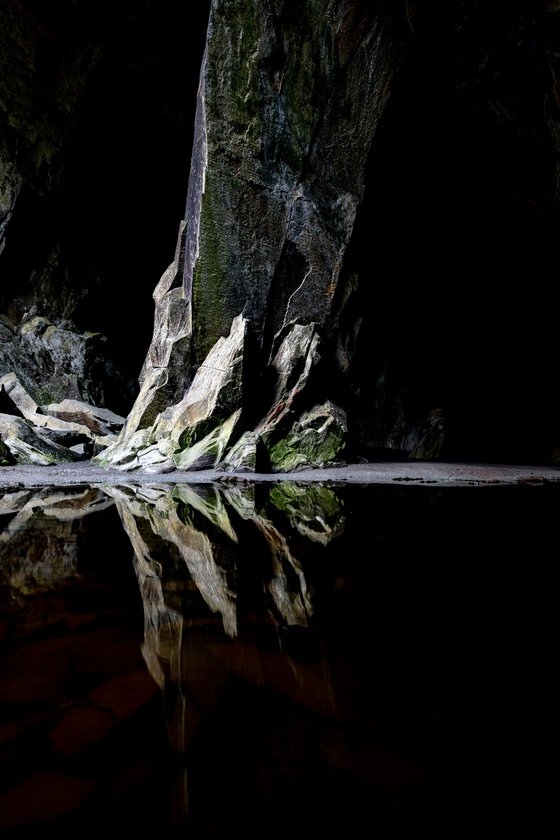 Cathedral Cave Reflection