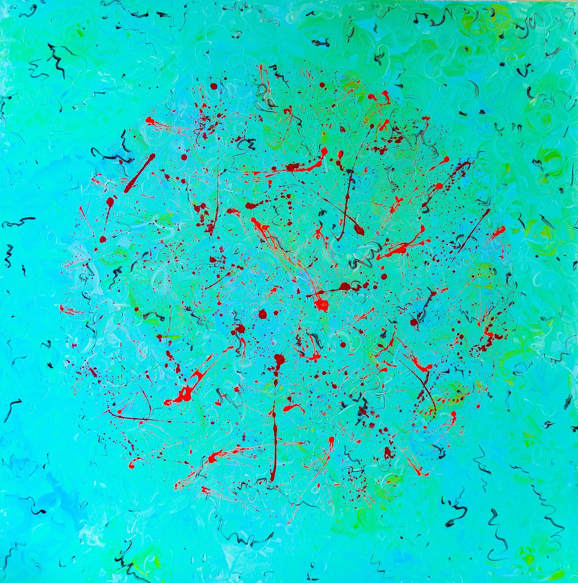 Planet # 1 Painting by Mariusz Czajkowski