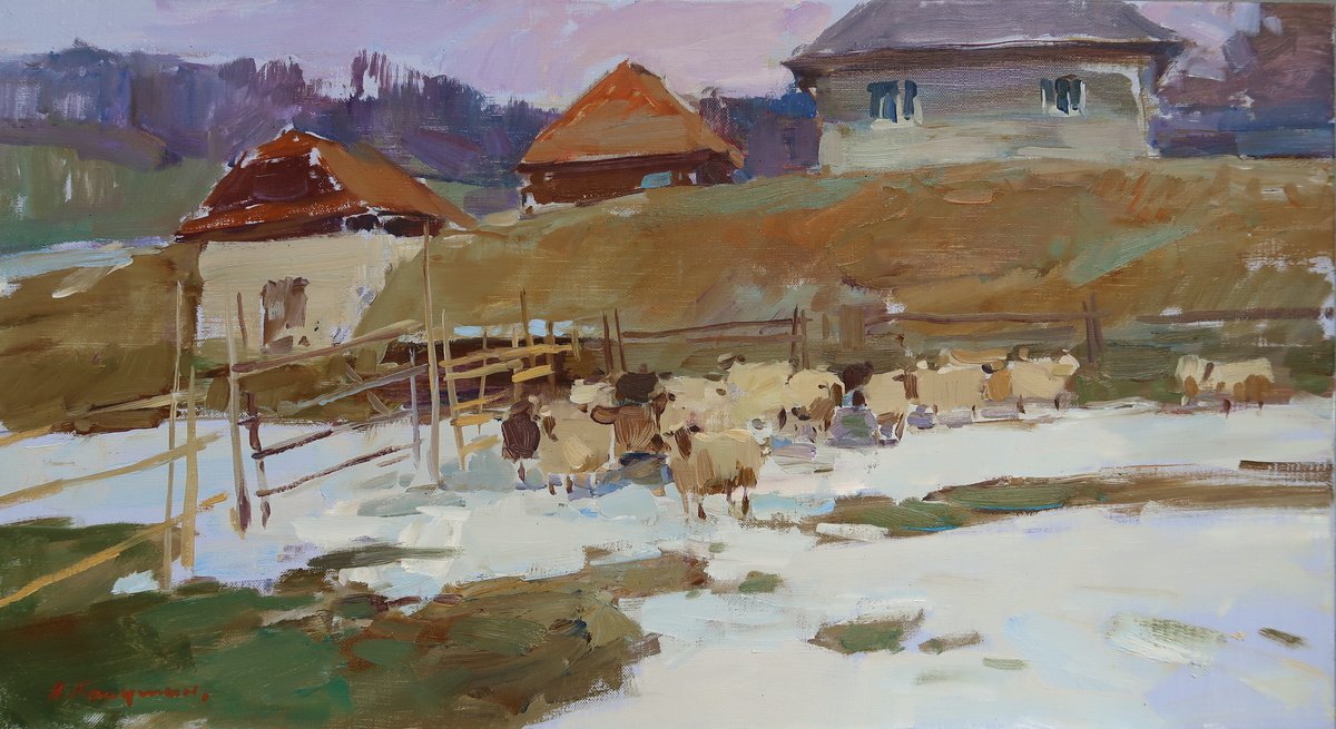 Sheepfold. March by Aleksandr Kryushyn