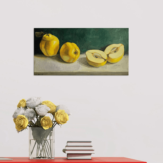 Quince fruit still life