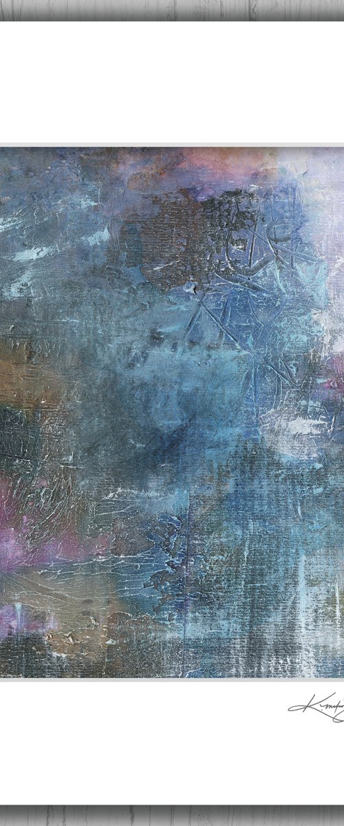 All Who Wonder 6 - Mixed Media Textural Abstract Painting by Kathy Morton Stanion by Kathy Morton Stanion