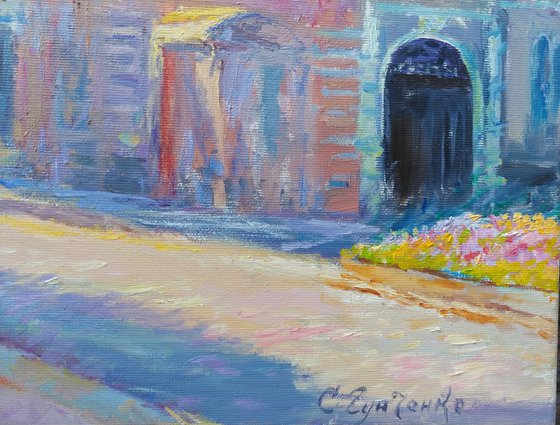 House on Catherine Square in Odessa