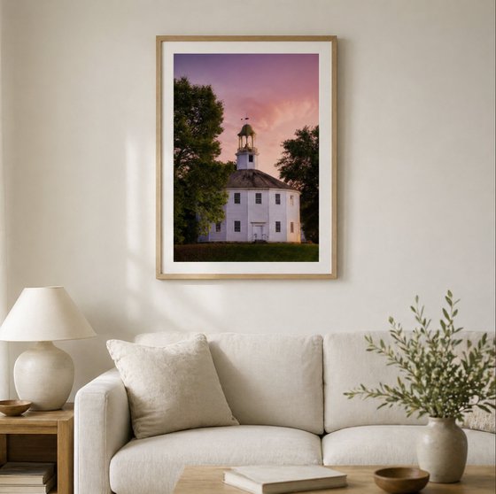 Pink Sky Over Richmond Round Church