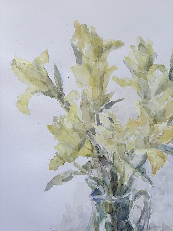Lilies 42x59 cm