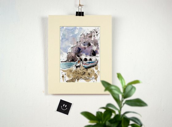 Positano Urban Sketch