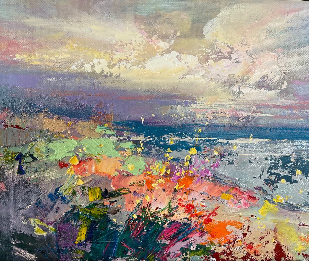 The Gentle Breeze By Ewa Czarniecka, 12 X 10, Artwork For Sale On Artfinder