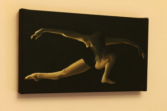 Dancer in the Dark Vol 2, Contemporary Ballerina Painting