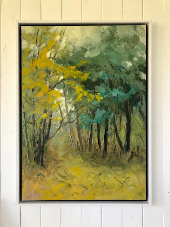 traipsing the leaves