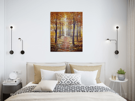 Light Through Autumn Trees