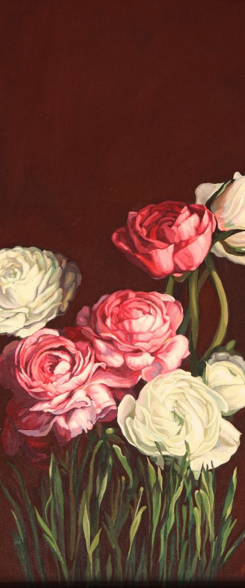 Peonies by Lesja Rygorczuk