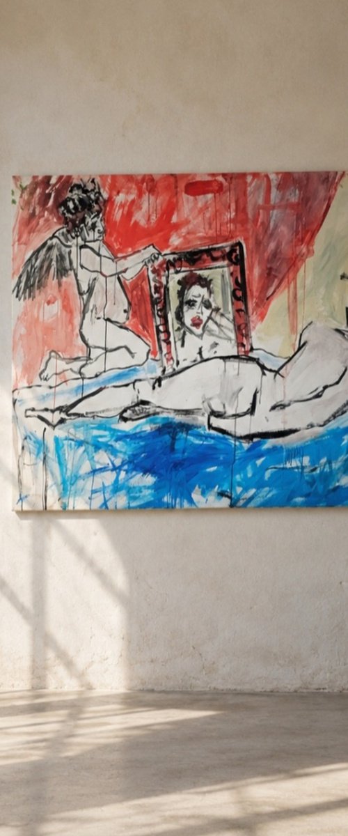 Mujer cama by Dimitris Pavlopoulos