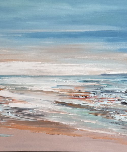 Soft morning shore by Liliana Gigovic