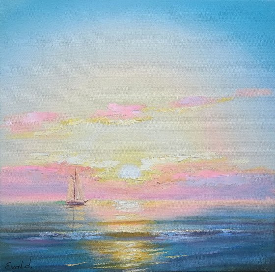 Boat in Sunset 2
