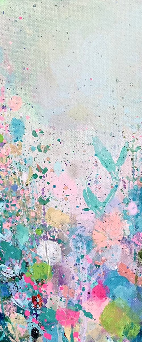Pink and Blue September by Sandy Dooley
