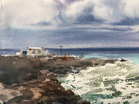 Sea coast of Cyprus Clouds #4