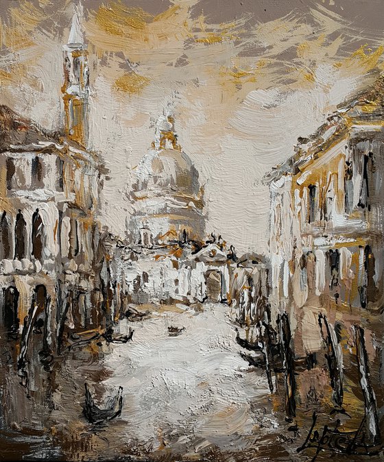 Golden Light Over Venice