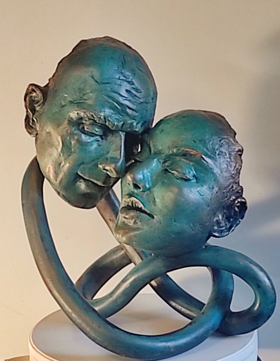 "Endless Love" unique mixedmedia sculpture