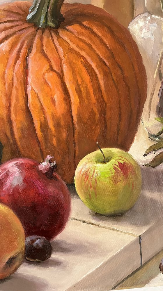 Pumpkin Still Life